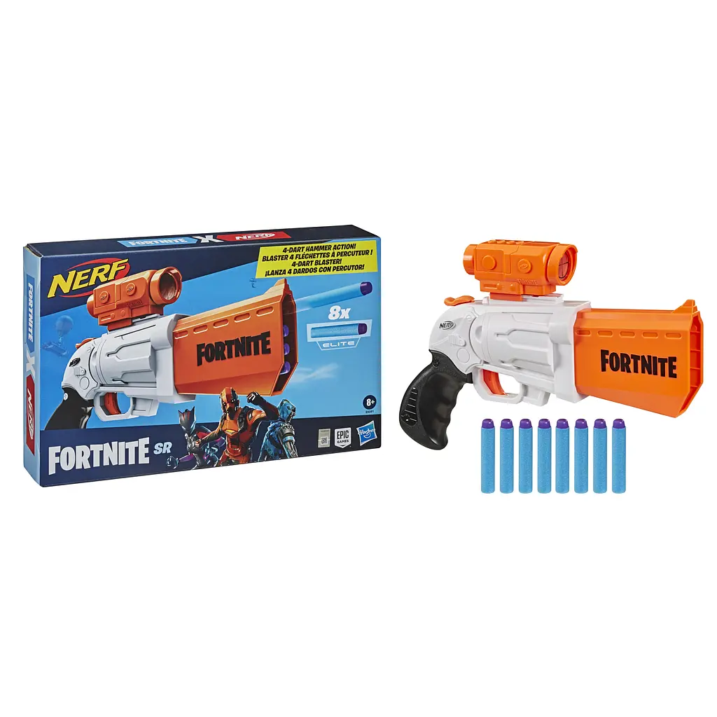 Бластер Hasbro Nerf Fortnite SR (E9391) - фото 6
