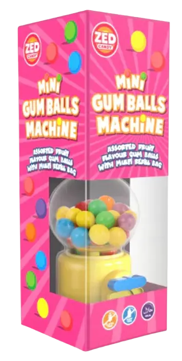 Жувальна гумка Zed Candy Mini Gumball Machine Gift Box 175г