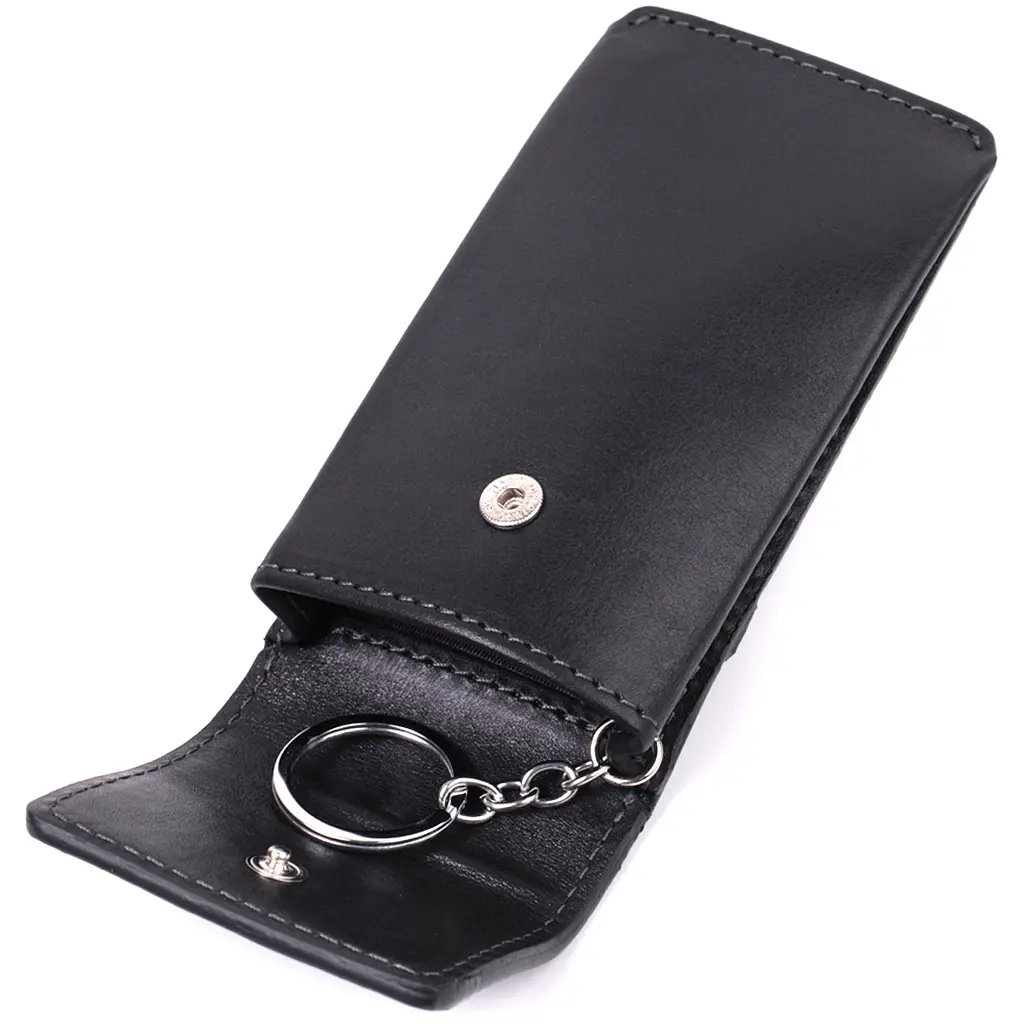 Ключниця футляр із натуральної шкіри GRANDE PELLE 6.5х13х1 см acs0032257 - фото 6