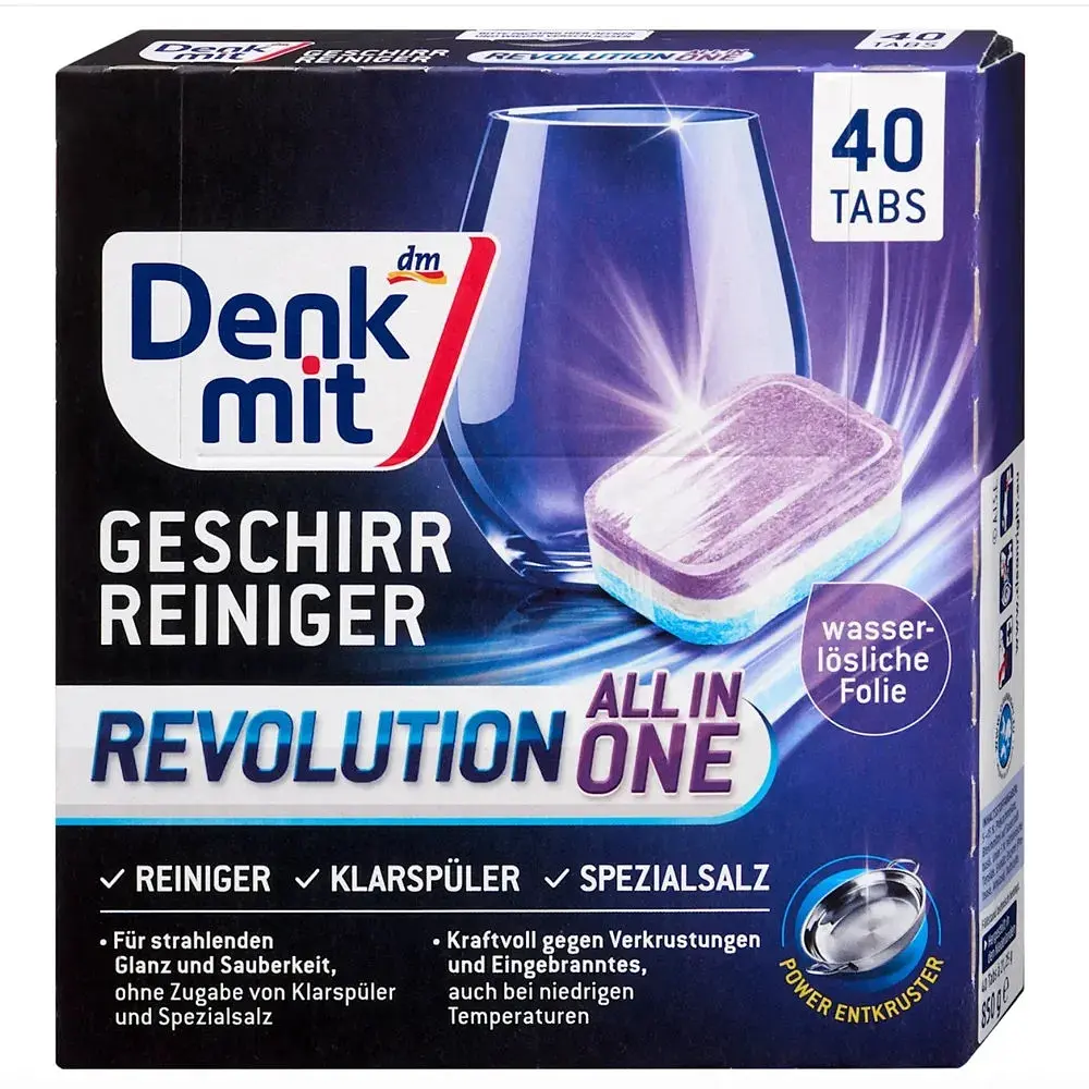 Таблетки для посудомийної машини DenkMit Multi-Power Revolution, 40 шт