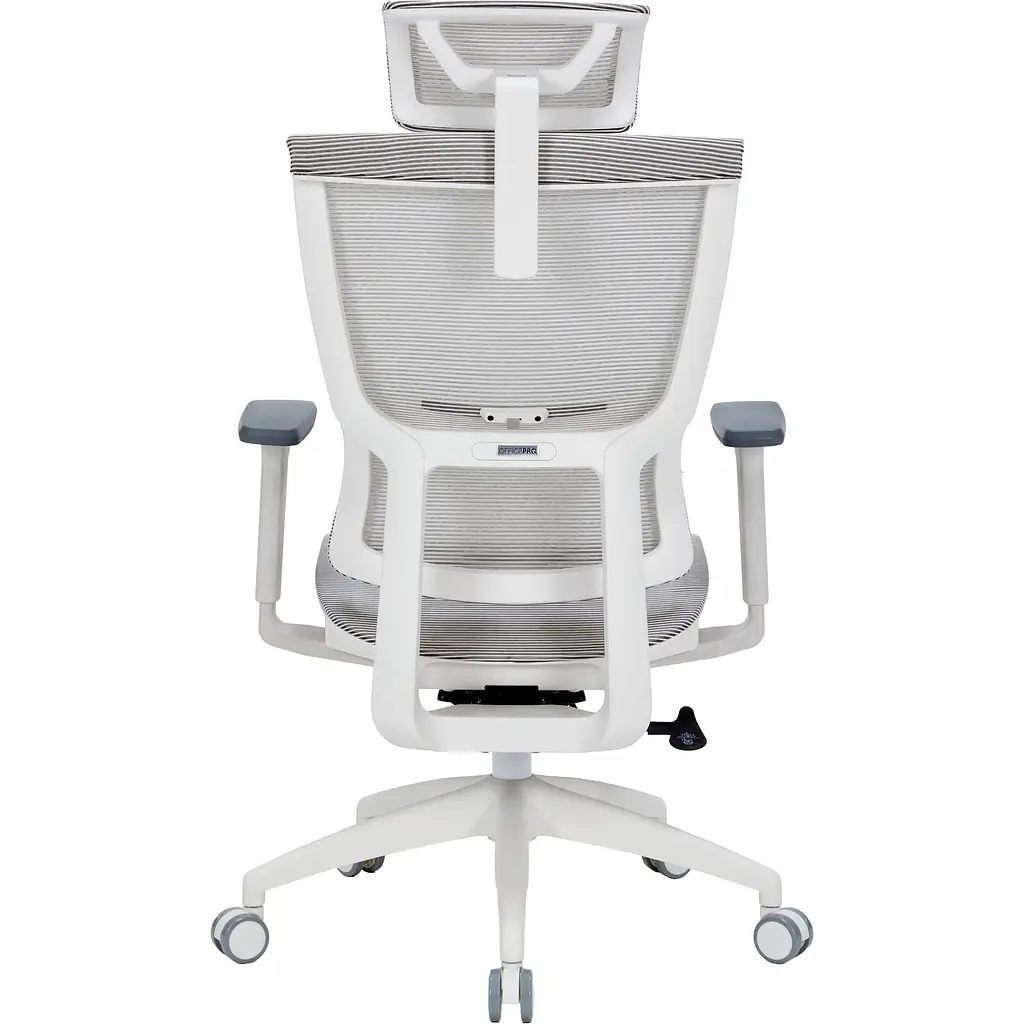 Офисное кресло OfficePro Elegant OC660-W-LG-LG White/Light Gray [148667] - фото 3