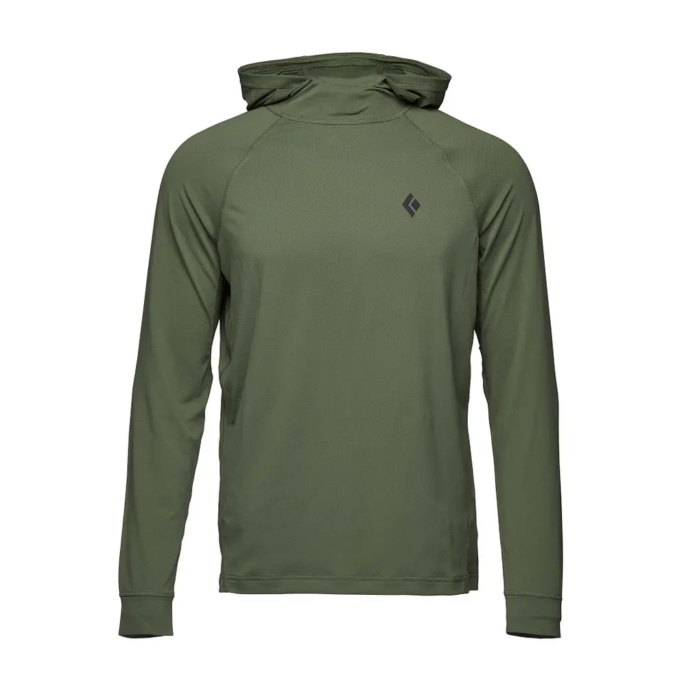 Худой мужской Black Diamond M LS Alpenglow Hoody S Оливковый - фото 3