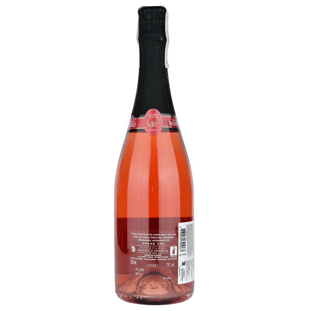 Шампанское Maurice Vesselle Rose Brut Grand Cru, розовое, брют, 0,75 л (W3829) - фото 2