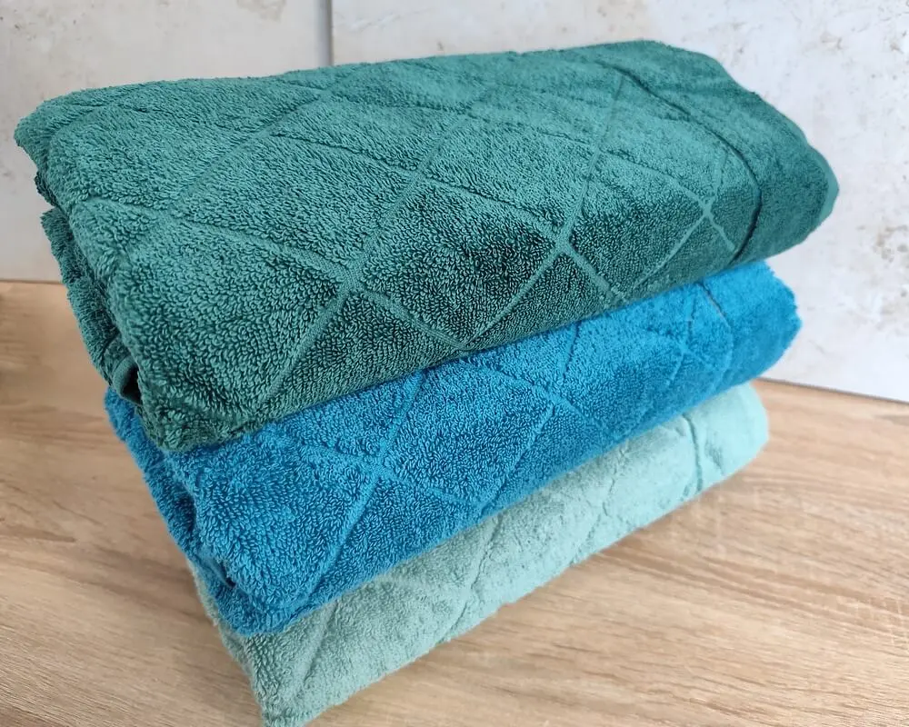 Набір махрових турецьких рушників Zeron 3 штуки 70х140 Microcotton Kilim Desen - фото 2