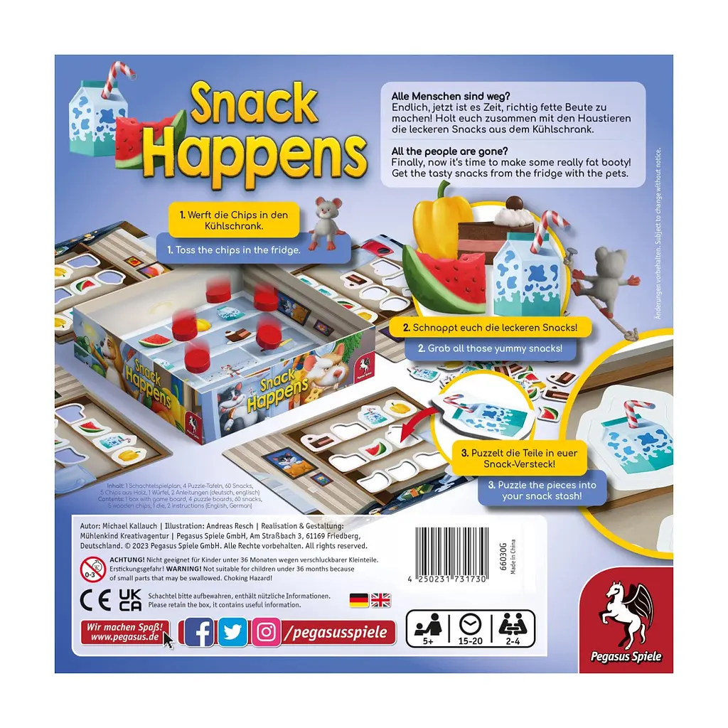 Настольная игра Pegasus Spiele Snack Happens (англ.) (PS218) - фото 7