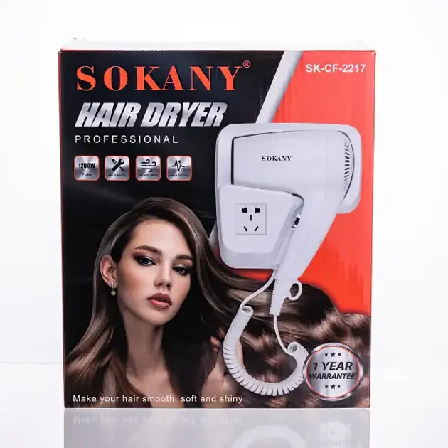 Фен настінний SOKANY SK-CF-2217 1200 Вт - фото 6