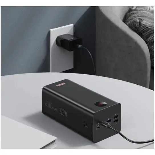 Зовнішній акумулятор Romoss PEA60 60000mAh 22.5W чорний - фото 6