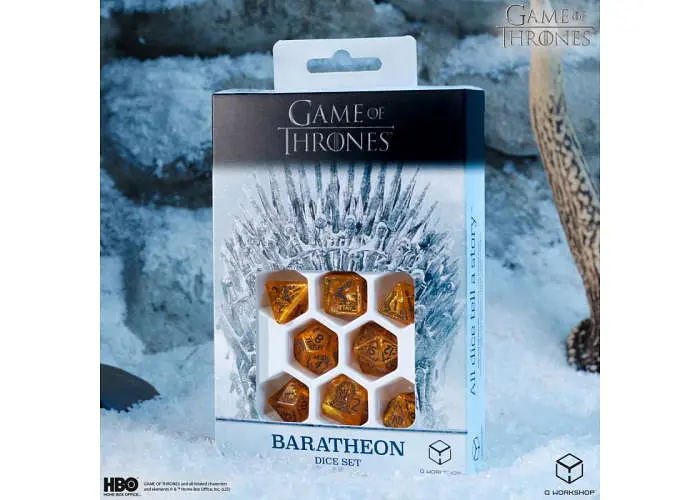 Набор кубиков Game of Thrones. Baratheon Dice Set , 7 шт. (GOT/00190166/2025/4/A) - фото 9