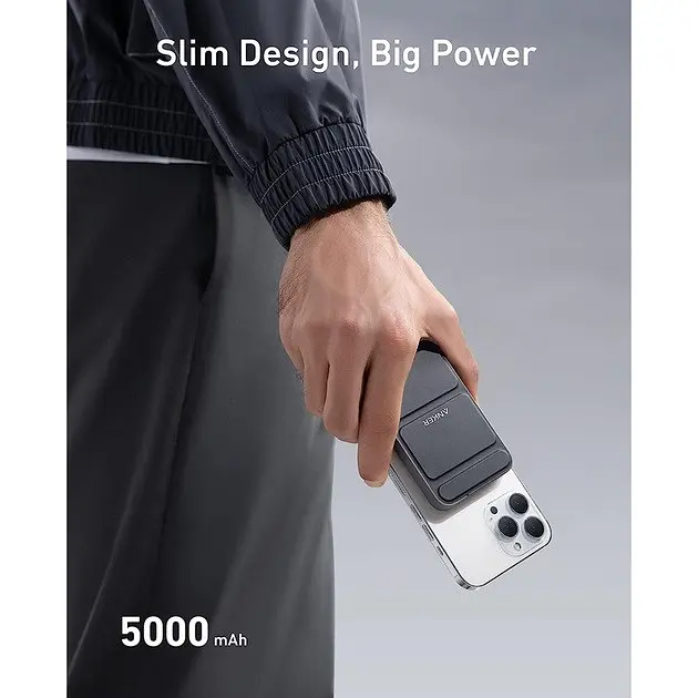 Портативный аккумулятор - внешняя батарея Anker 622 Magnetic Battery (A1161G21) - фото 4