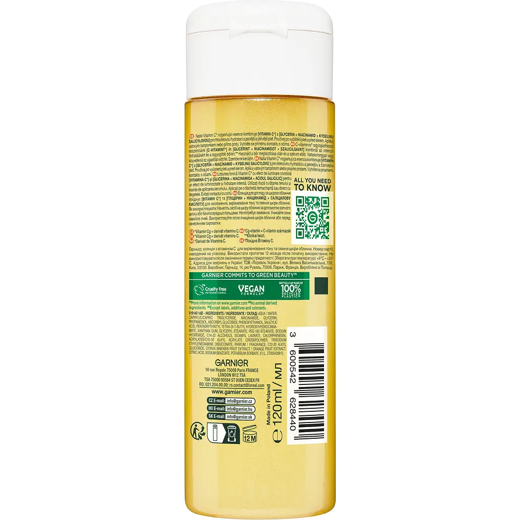 Есенція Garnier Vitamin C Brightenning Liquid Care 120 мл - фото 2