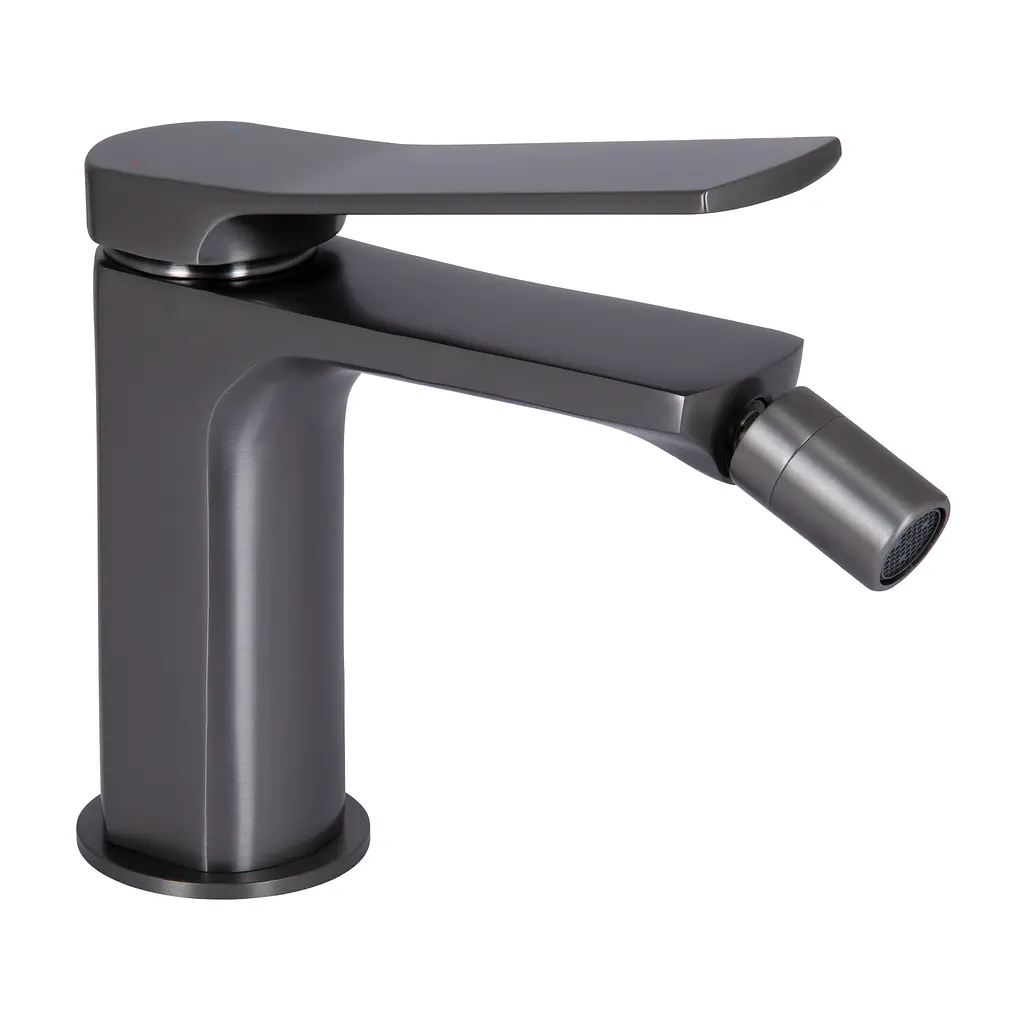 Змішувач для біде Qtap Slavonice QTSLA255GMB45923 Gunmetal Black PVD Шліфований чорний хром - фото 3