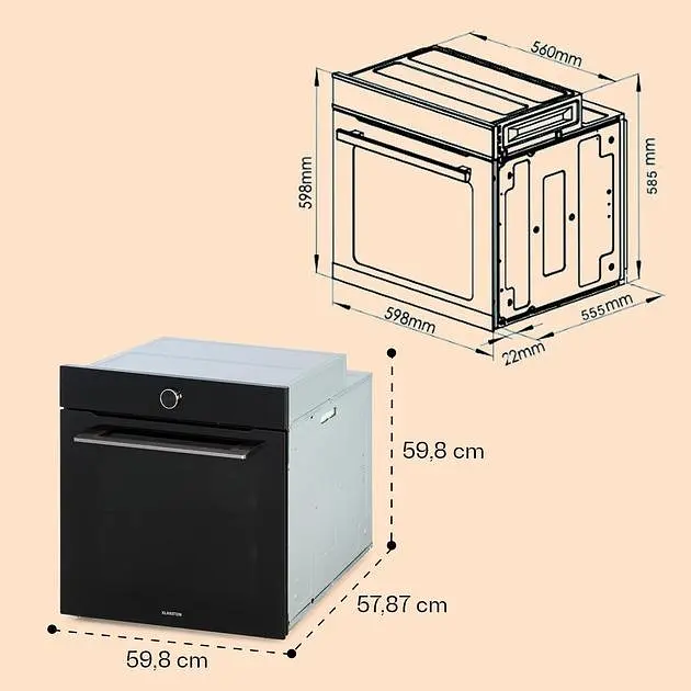 Встраиваемая духовка Klarstein Iluminosa Smart (10038335) - фото 2