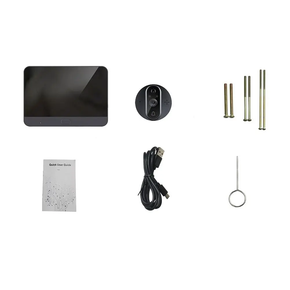 Комплект відеодзвінка з домофоном з WiFi Light Vision VLC-300IVP(Tuya) (75-00184) - фото 3