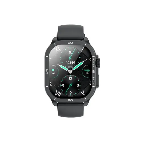 Смарт-часи XO J12 AMOLED Screen Smart Sports Talking Watch Чорний - фото 3