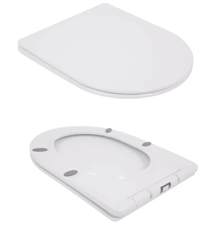 Унітаз підлоговий Qtap Jay Ultra Quiet з сидінням Slim Duroplast/ Soft-close/ Quick Release QT07222175TW - фото 7