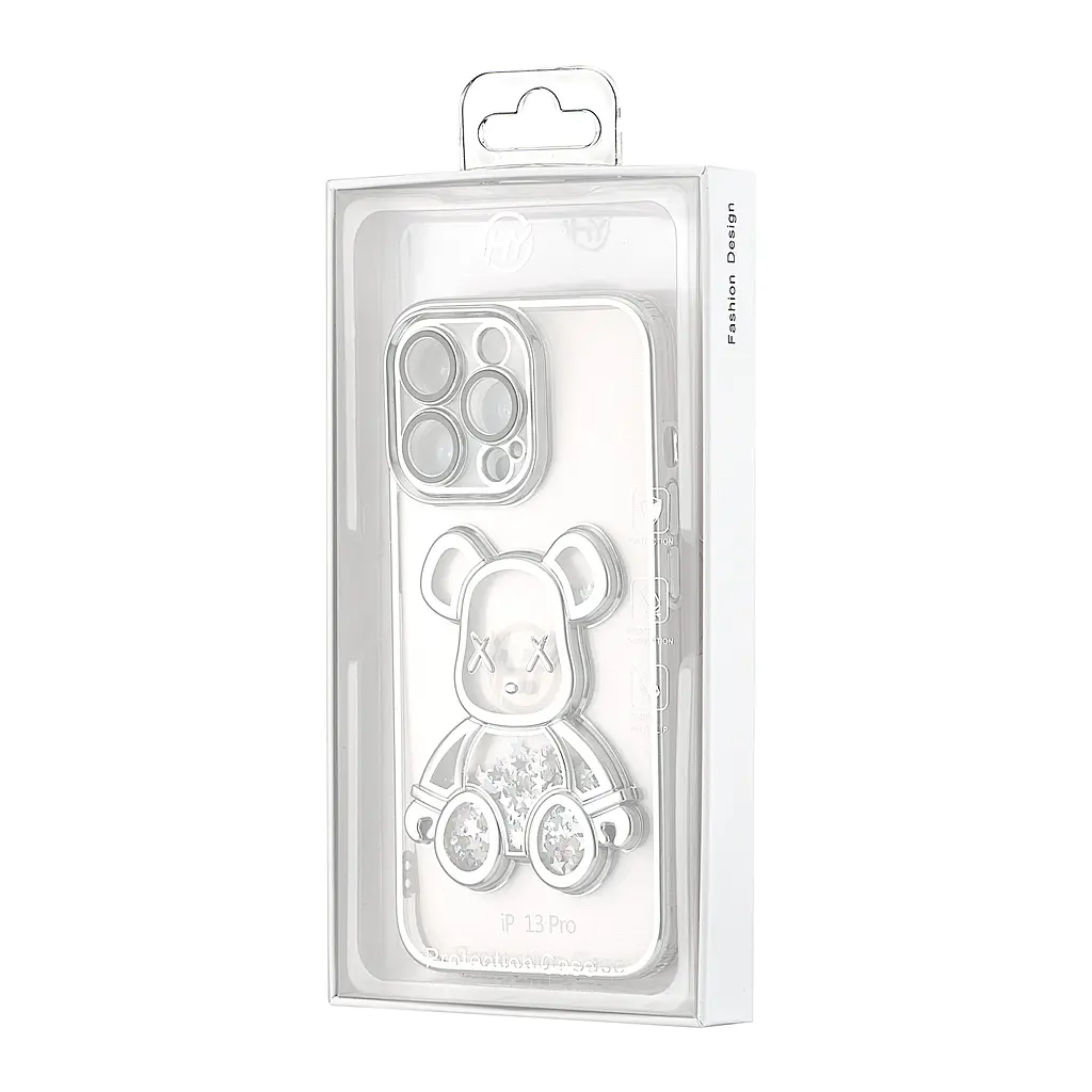 Чохол Shining Bear Case iPhone 13 Pro Silver - фото 2