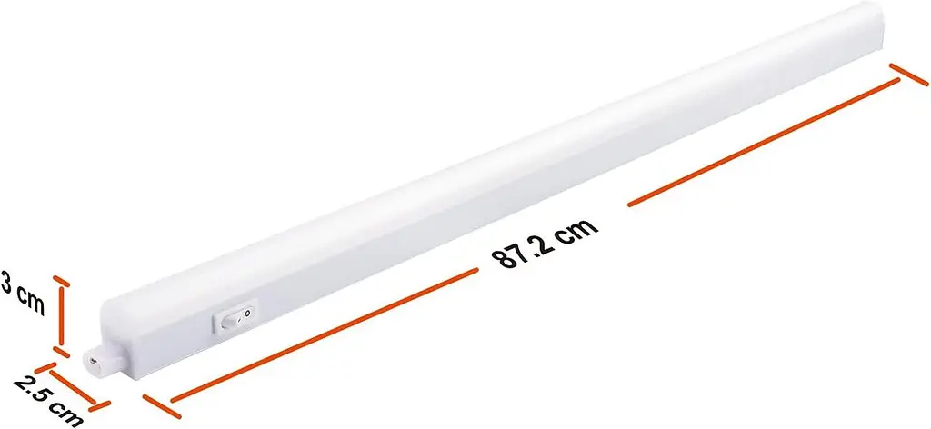 Підсвітка для кухонної шафи, 14 Вт, 87,5 см, 1250 лм, da LIGHT LED 4000 K Нейтральна біла Under-Unit Light Strip Кухонна лампа - фото 3