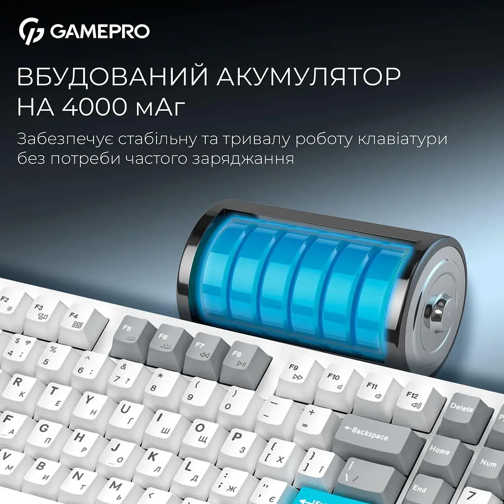 Клавіатура GamePro Asgard Drakkar (MK305WH) - фото 6