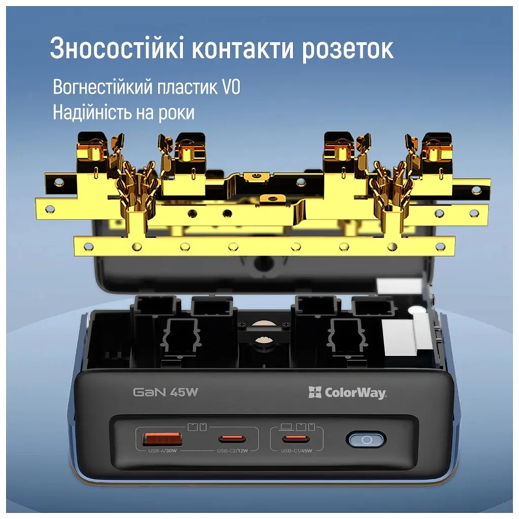 Мережевий фільтр живлення ColorWay CW-CHE25PDB - фото 11