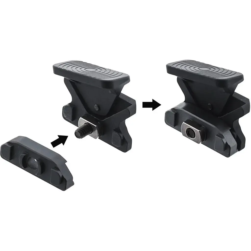 Упор Leapers UTG Angled Mount на цівку M-LOK Black - фото 3