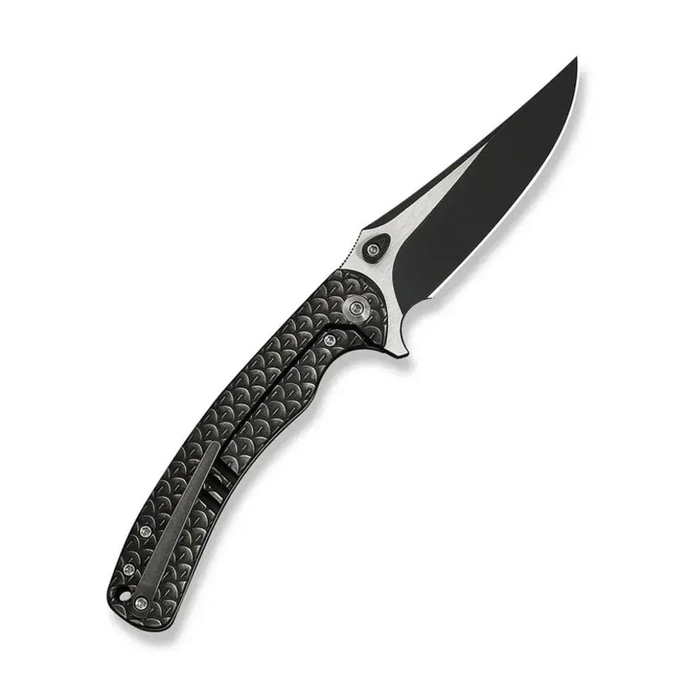 Ніж складаний туристичний Weknife Dracarys, (9.1 см) Böhler M390 / титан 6AL4V чорний - фото 2