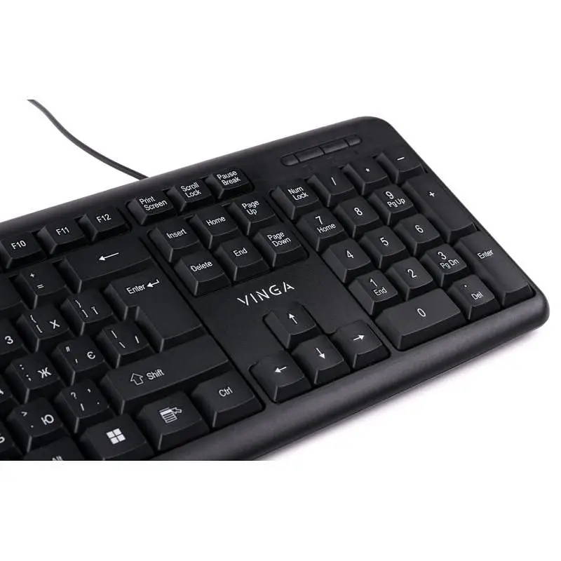 Клавіатура Vinga KB110BK black - фото 6
