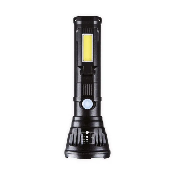 Ліхтар переносний Voltronic PT-8182, 3+1 режими, 1+COB, вбудований акумулятор, USB кабель - фото 3