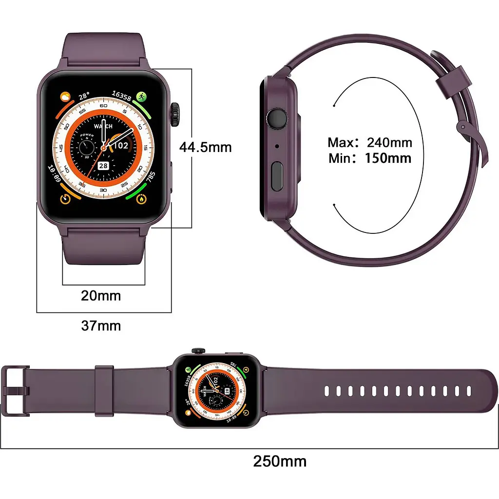 Смарт-годинник Blackview R30 Pro Purple [6931548317449] [117684] - фото 6