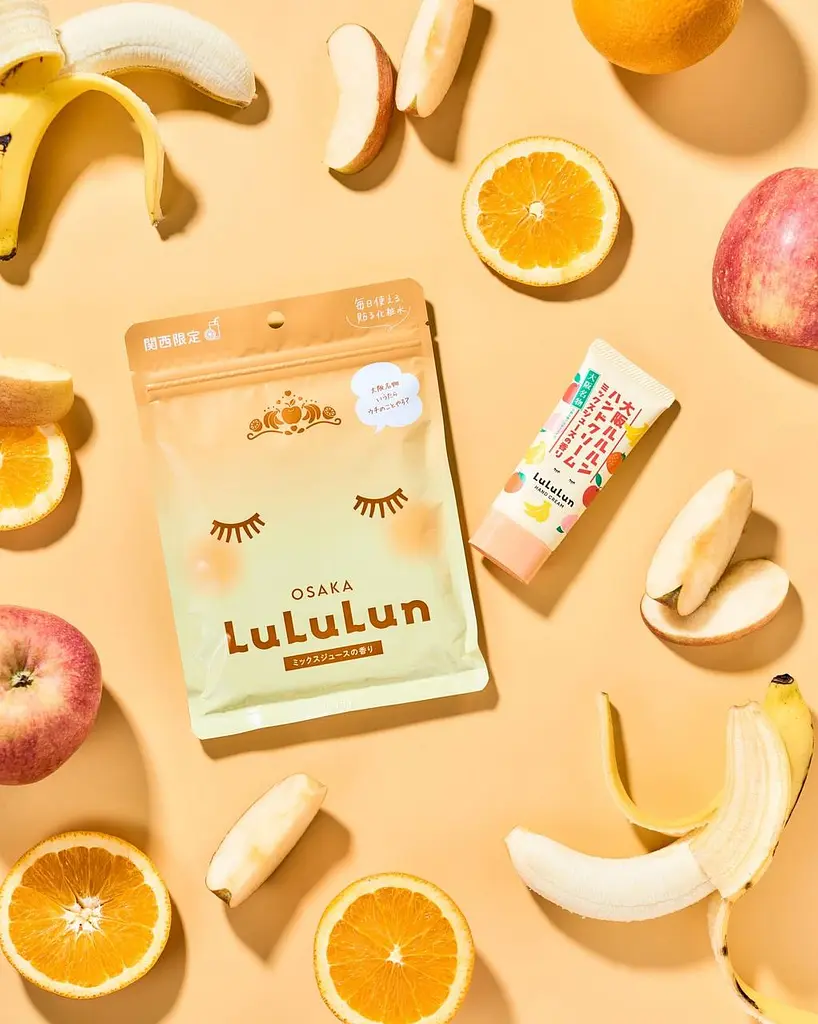 LULULUN Face Mask Osaka Mixed Juice освіжаюча маска з фруктовим міксом, 7 шт - фото 3
