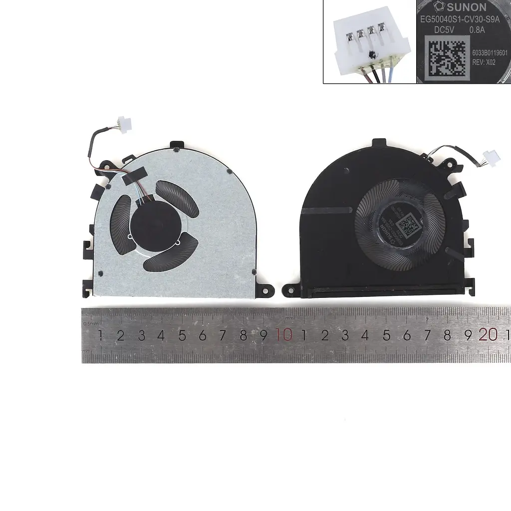 Вентилятор для HP 14-EM 14-EP 14T-EP 240 245 G10 TPN-I142, (6033B0119801, FQ7W DFS5K22B15673A, N36314-001) - фото 4