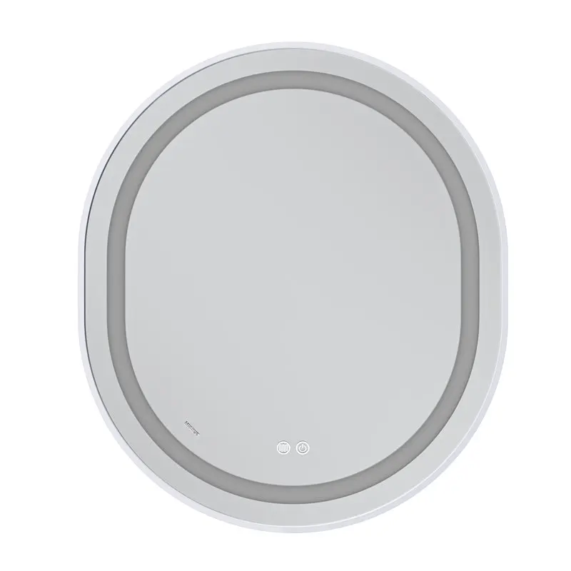 Дзеркало Mixxus Premium Ellipse MV05-80x70-Reverse white MP6645, Білий - фото 9