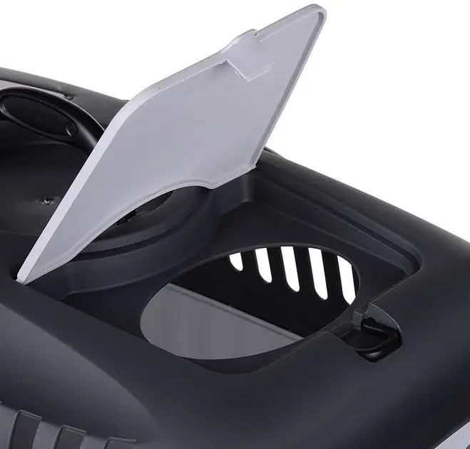 Переноска для тварин Stefanplast Gulliver 2 з пластиковими дверима до 8 кг темно-сіра (97280) - фото 4