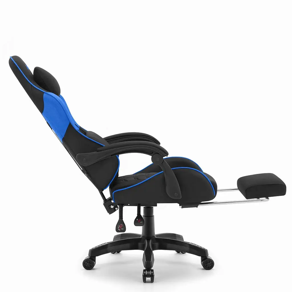 Кресло Cabro C501 Black-Blue ткань - фото 3