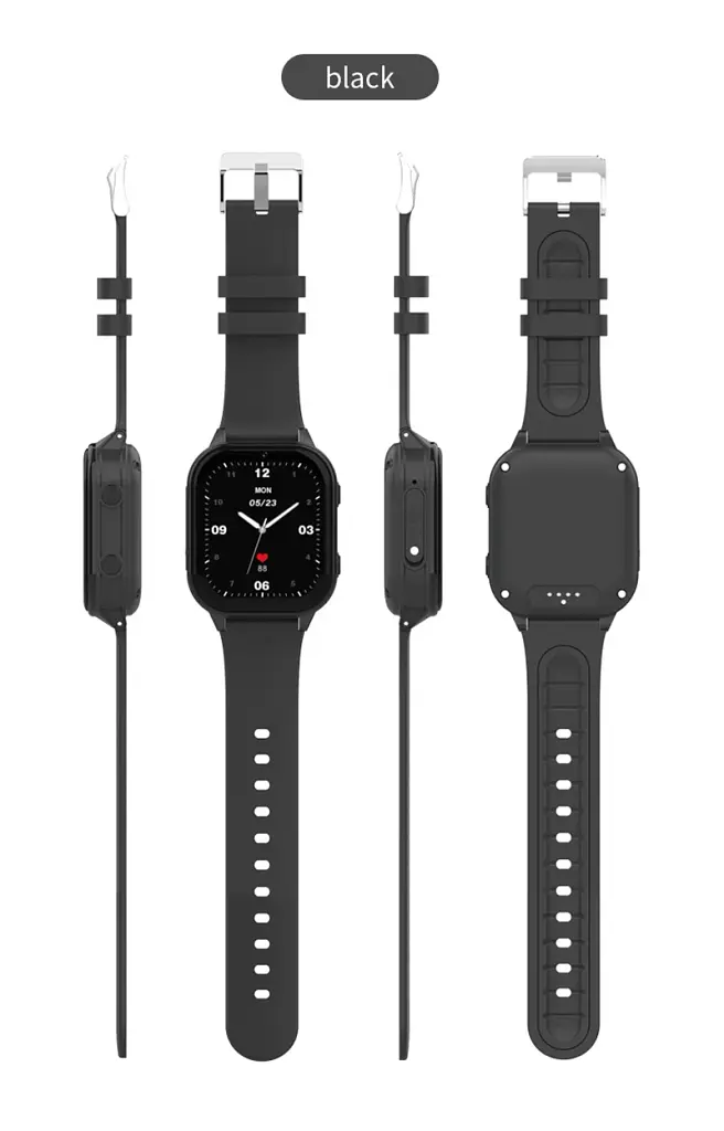 Смарт-часы детские Wonlex KT19 RPO 4G с камерой WI-FI GPS SIM-карта Black (16992) - фото 4