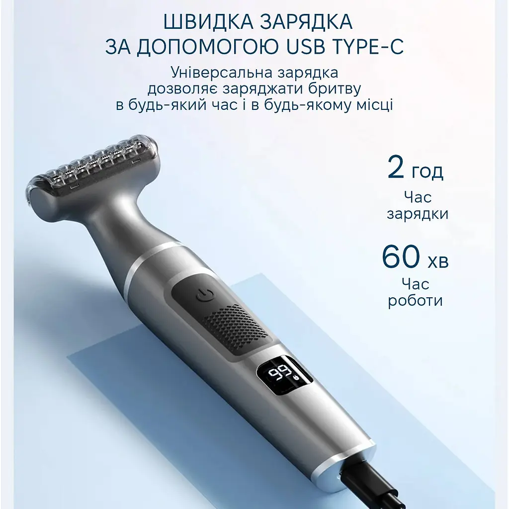 Епілятор бездротовий жіночий Enchen A1 Grey - фото 8