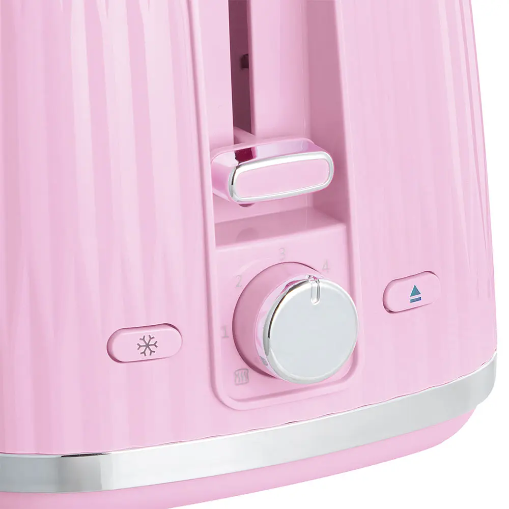 Тостер Eden 800Вт, пластик, подогрев, разморозка, малиновый Russell Hobbs kuh0014916 - фото 4