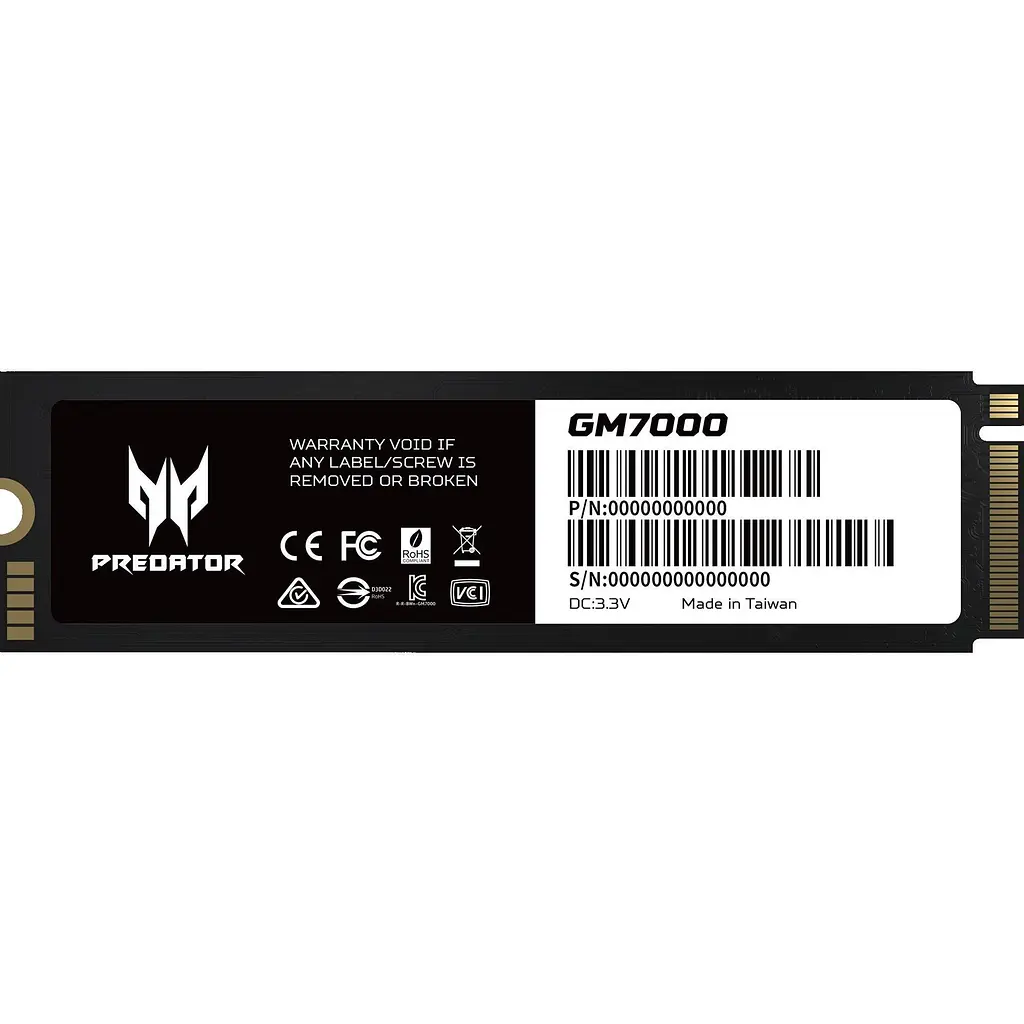 SSD накопичувач Acer Predator GM7000 512GB (BL.9BWWR.104) [155329] - фото 2
