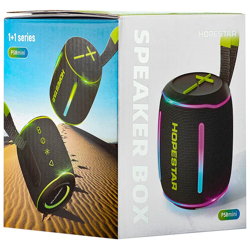 Bluetooth колонка Hopestar P58 mini 10W Black - фото 5