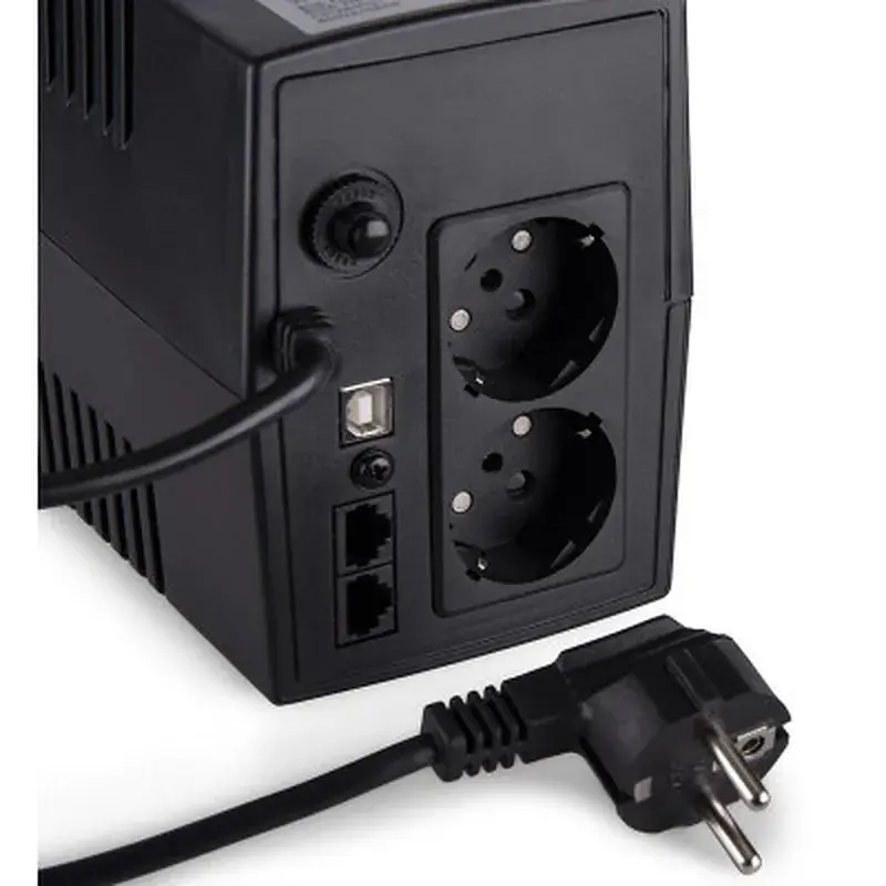 Пристрій безперебійного живлення Vinga LCD 800VA plastic case with USB (VPC-800PU) - фото 10