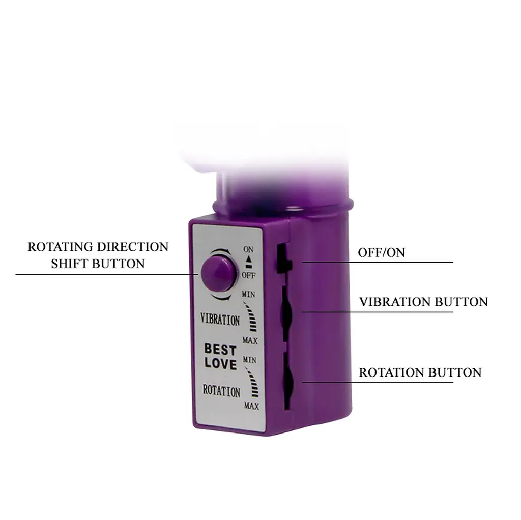 Вибратор-кролик Baile Cute Baby Vibrator 25 см фиолетовый - фото 5