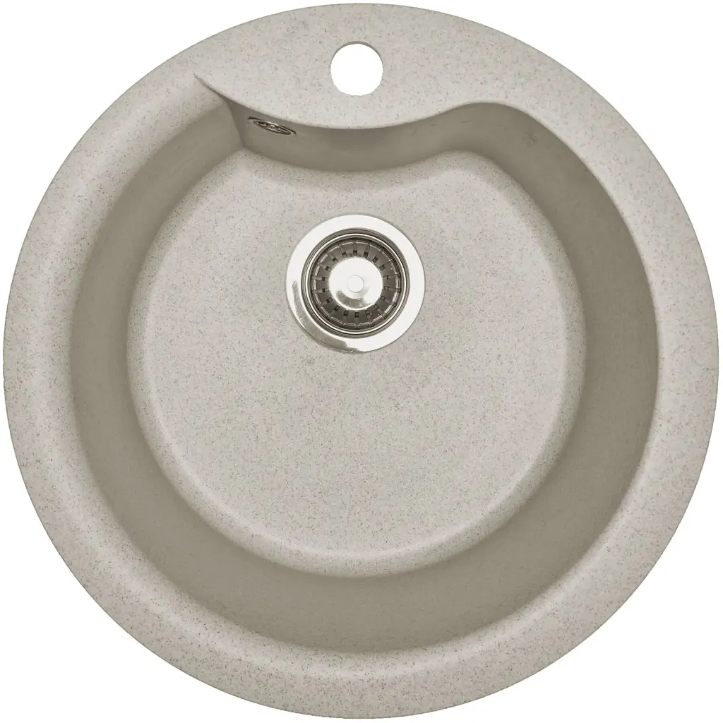 Кухонна мийка Adamant WAVE terra d 485x210 мм, без крила d 48 - фото 3