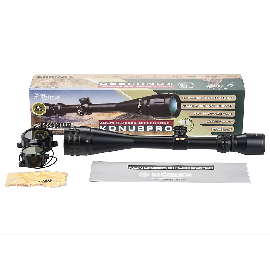 Оптический прицел KONUS KONUSPRO 6-24x44 MIL-DOT AO - фото 4