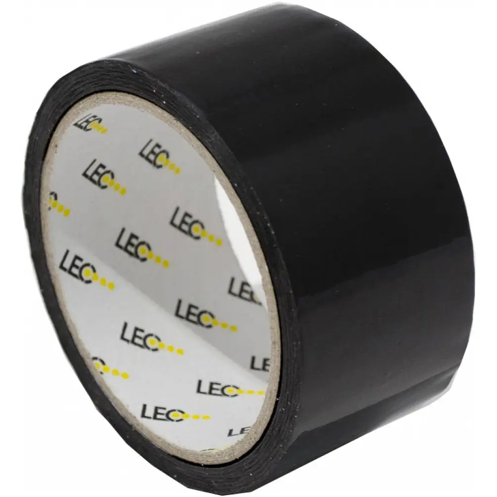 Клейка стрічка Leo пакувальна 48х45.7 м чорна (580202) - фото 2