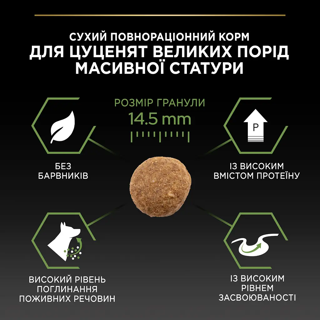 Сухий корм для цуценят великих порід Purina Pro Plan Large Robust Puppy, з куркою, 12 кг (12375805) - фото 9