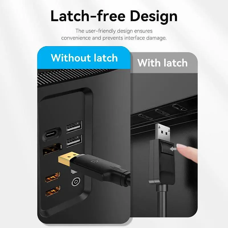 Кабель Vention DisplayPort-DisplayPort V 1.2 3 м (HAKBI) - фото 13