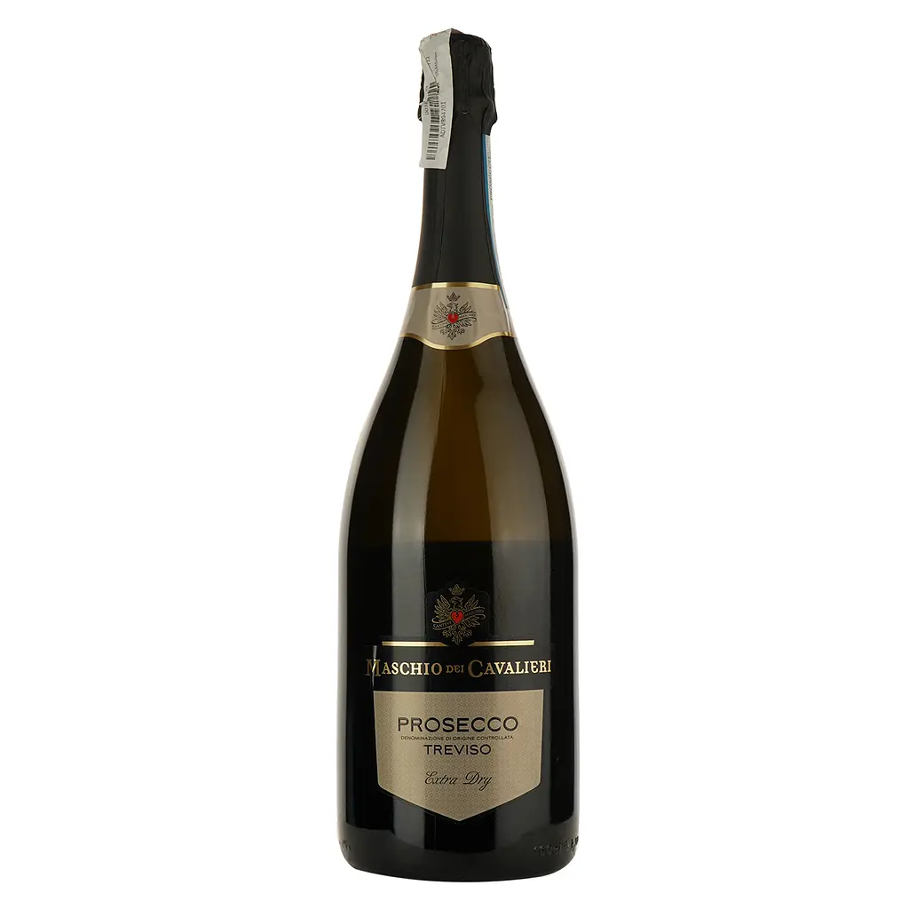 Вино ігристе Maschio dei Cavalieri Prosecco Extra Dry DOC біле екстра сухе 1.5 л в подарунковій коробці - фото 2