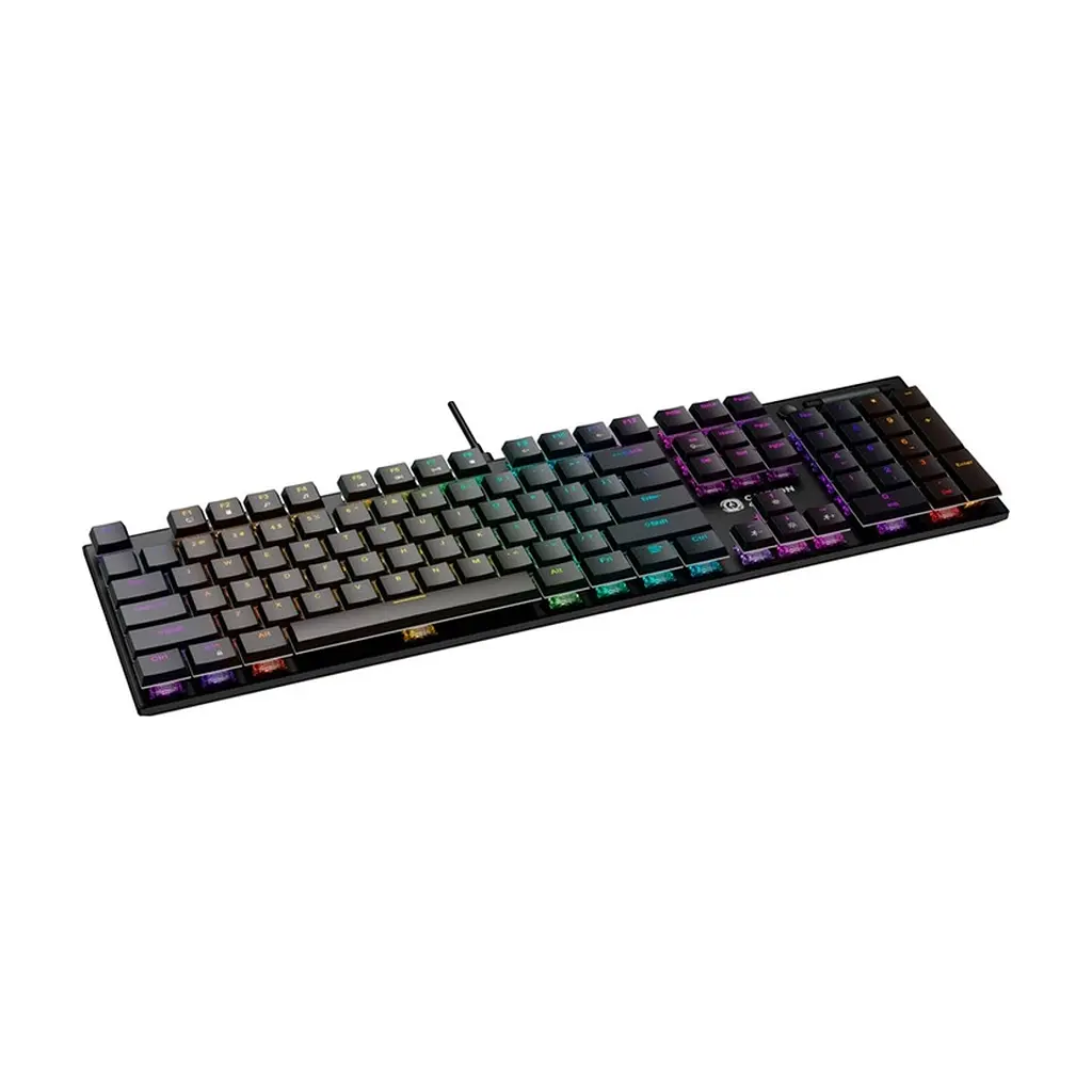Клавіатура Canyon Cometstrike GK-55 RGB USB UA Black (CND-SKB55-US) - фото 3