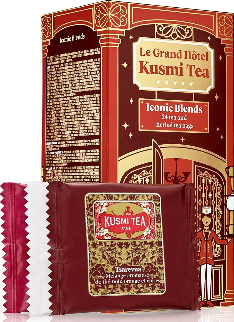 Набір Kusmi Tea Iconic Blends органічний 50.4 г (24 шт. х 2.1 г) - фото 2