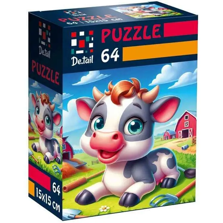 Пазли VLADI TOYS Весела корівка DT1234-19