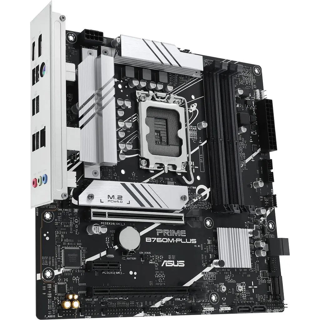 Материнська плата Asus Prime B760M-PLUS s1700 B760 4xDDR5 M.2 HDMI DP mATX - фото 2